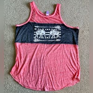 Woman’s graphic tank. Size XL.